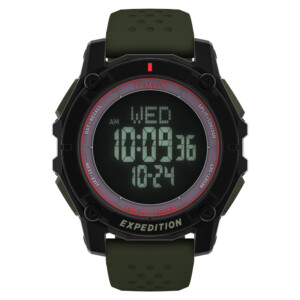 Timex TW4B33700 Expedition Ridge Solar 49mm Silicone Strap - zegarek męski