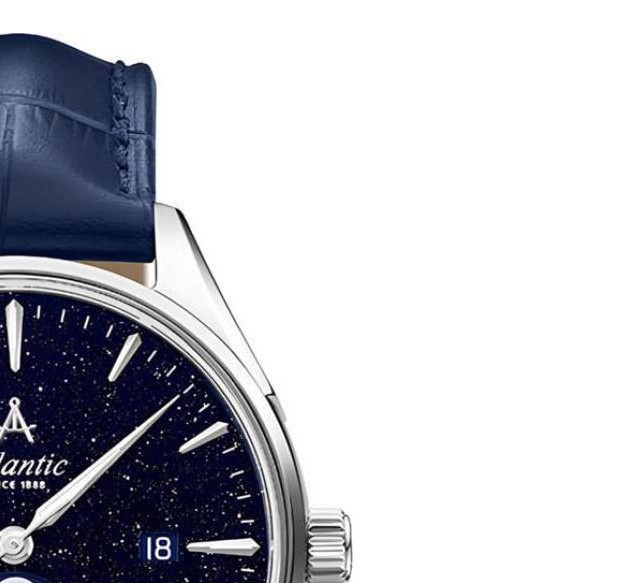 Atlantic 52783.41.51 Worldmaster Nightsky Moonphase - Blue Aventurine - zegarek męski 5