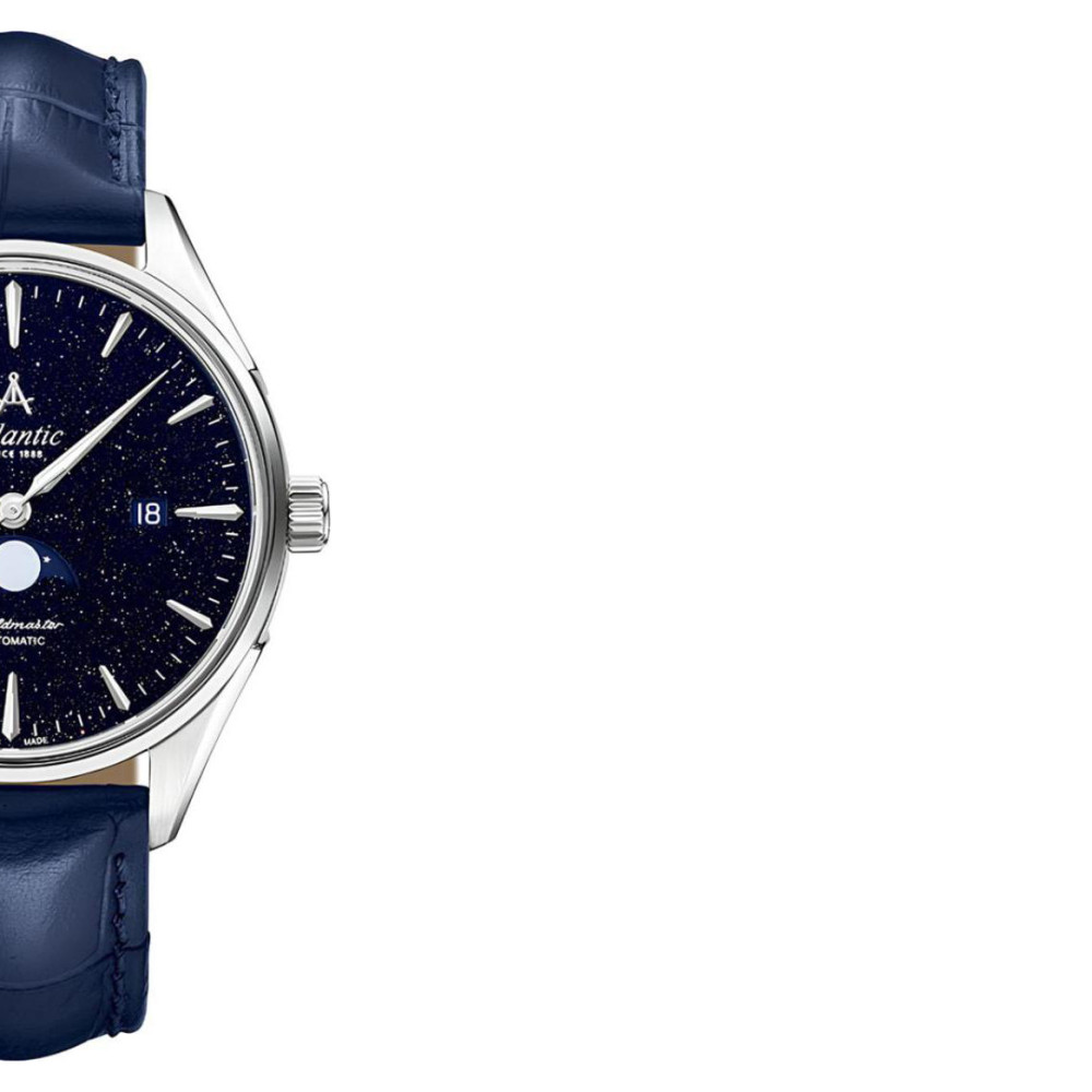Atlantic 52783.41.51 Worldmaster Nightsky Moonphase - Blue Aventurine - zegarek męski 6