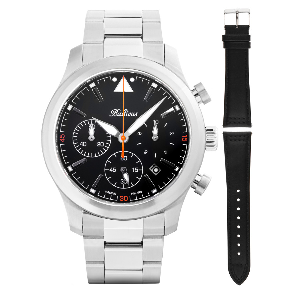 BALFSQCHBLA Balticus Flying Seal 44mm Czarny Limited Edition 50szt - zegarek męski 1