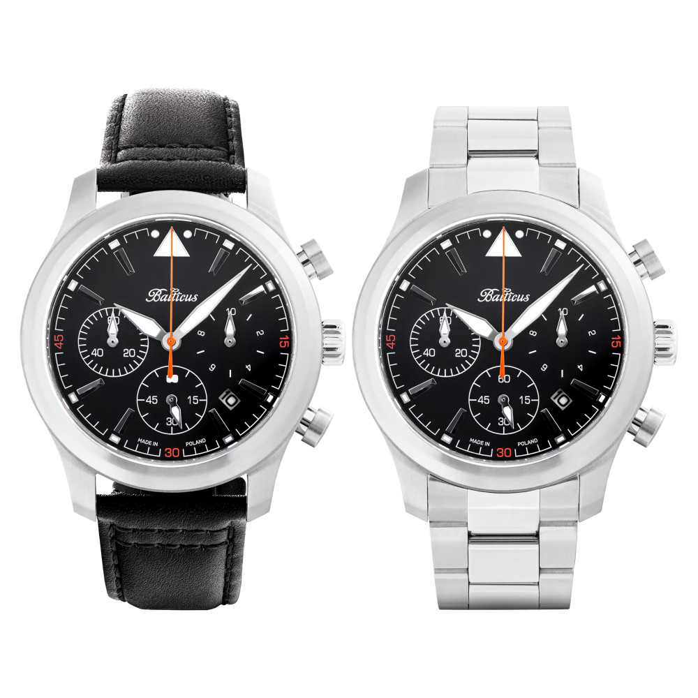 BALFSQCHBLA Balticus Flying Seal 44mm Czarny Limited Edition 50szt - zegarek męski 8