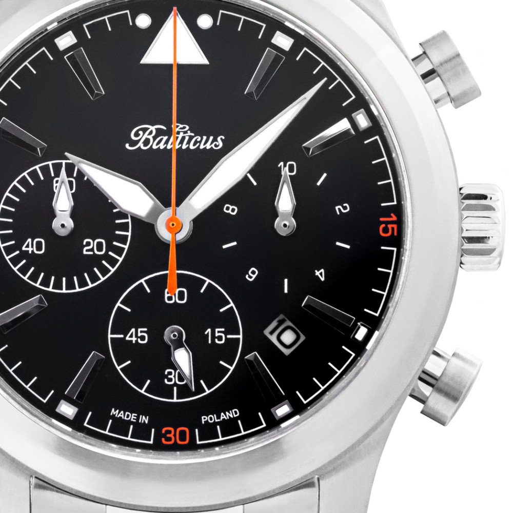 BALFSQCHBLA Balticus Flying Seal 44mm Czarny Limited Edition 50szt - zegarek męski 2