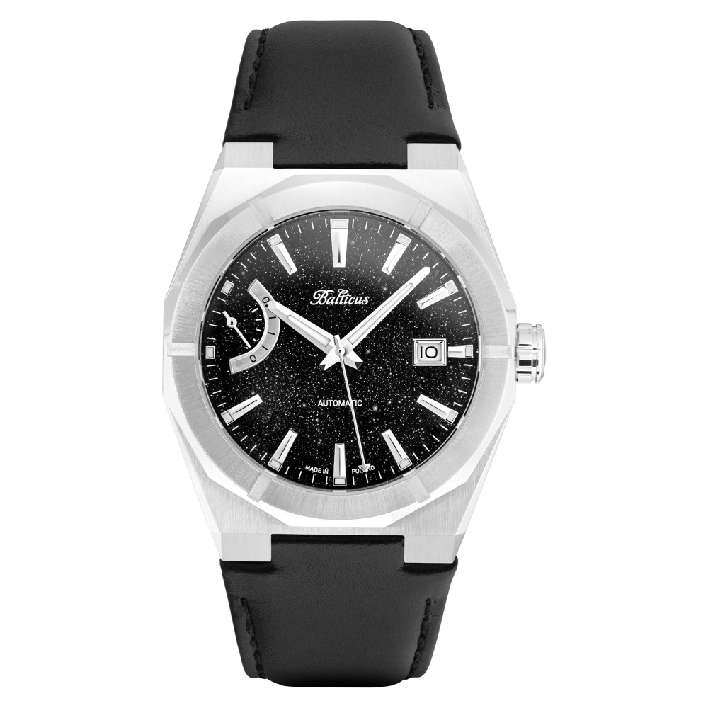 BALSDSPRBA Balticus Gwiezdny Pył 40mm Czarny Power Reserve Automatic - zegarek męski 7