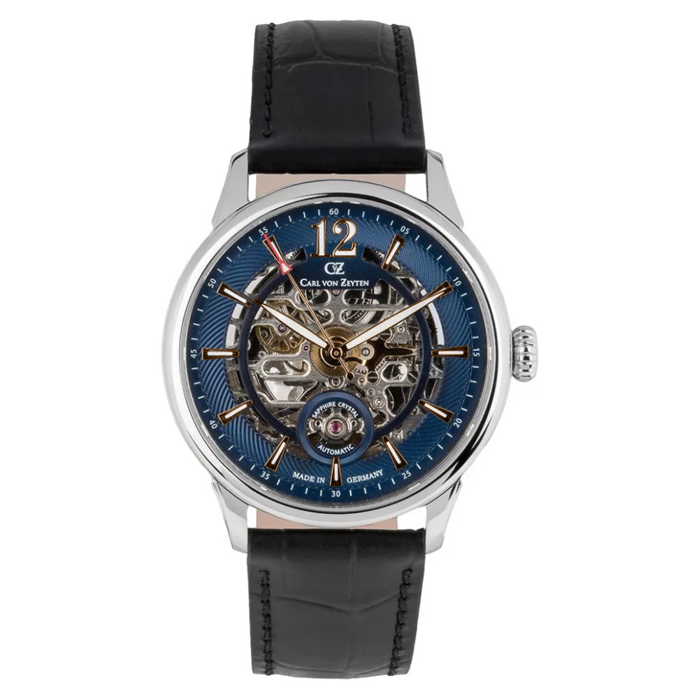 Carl von Zeyten CVZ0080BLRS Schramberg Automatic Skeleton Limited Edition - zegarek męski 1