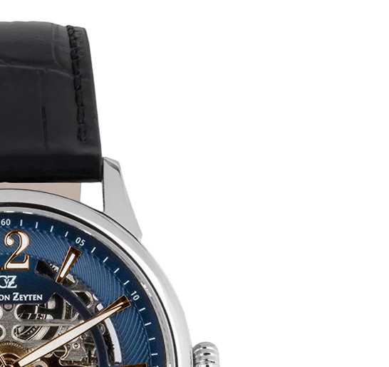 Carl von Zeyten CVZ0080BLRS Schramberg Automatic Skeleton Limited Edition - zegarek męski 5