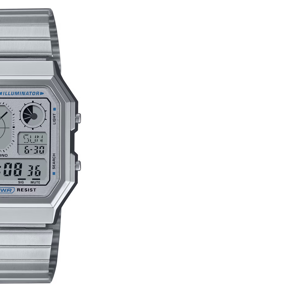 Casio A130WE-7AEF Vintage - zegarek męski 6