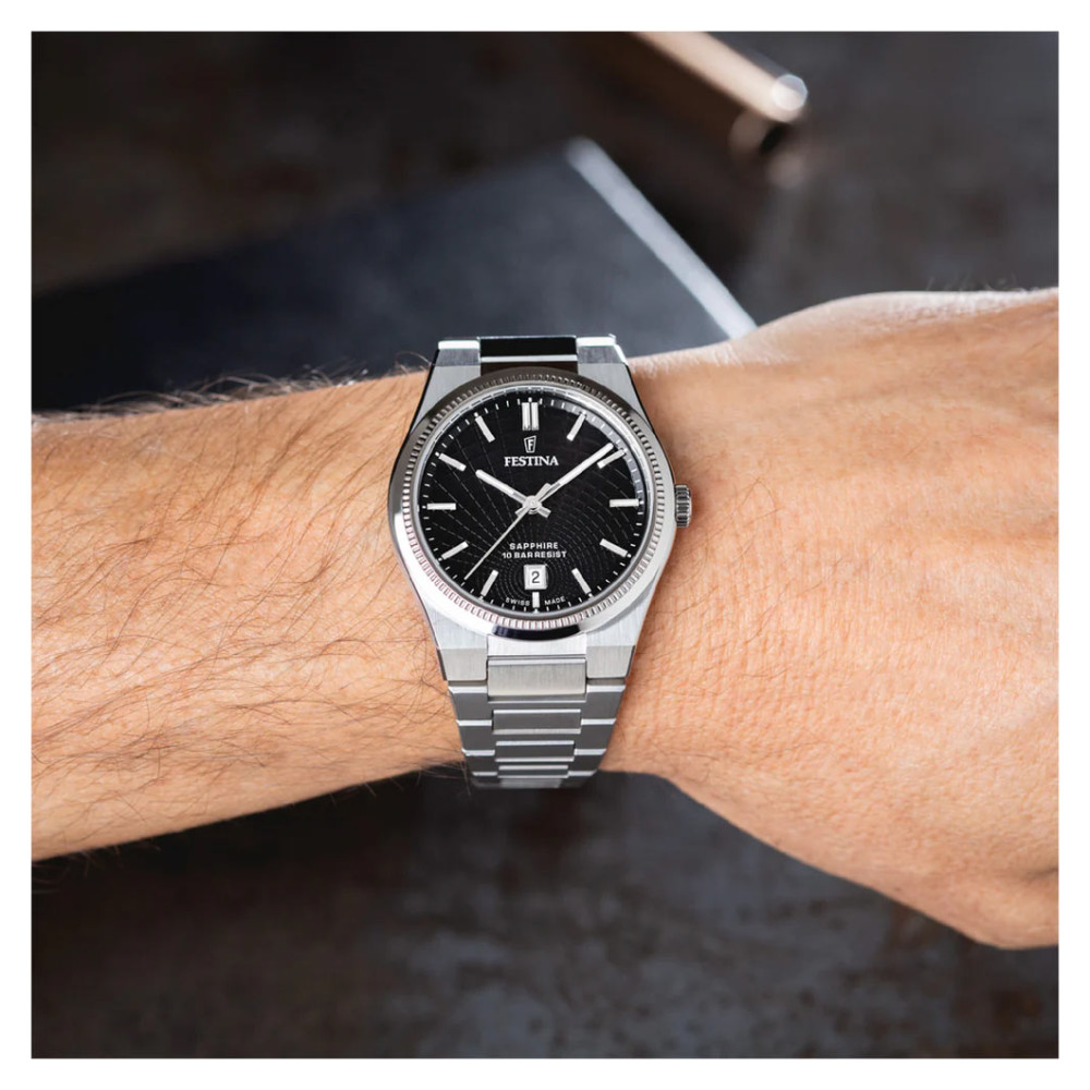 Festina Swiss Made Rive F20051/6 - zegarek męski 7