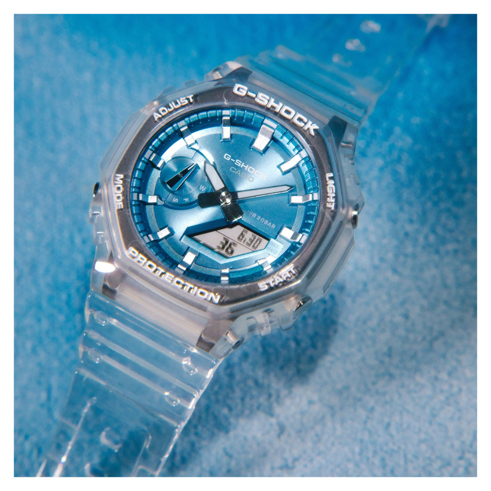 G-SHOCK GA-2100BM-7A2ER Casio Octagon Bright Metallic Dial Series - zegarek męski 10