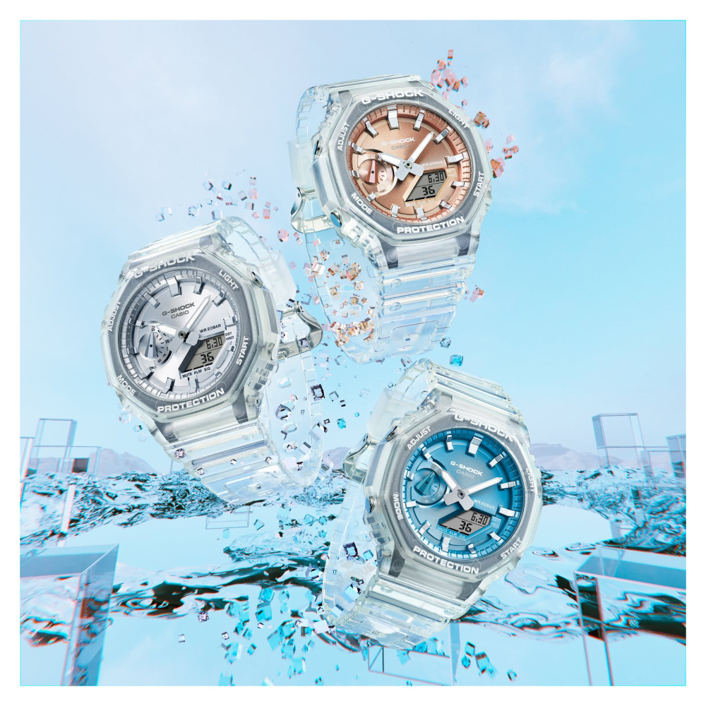 G-SHOCK GA-2100BM-7A8ER Casio Octagon Bright Metallic Dial Series - zegarek męski 10