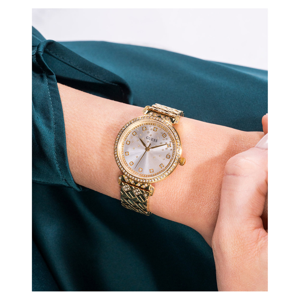 Guess GW0763L2 Enchantment Gold 32mm - zegarek damski 11