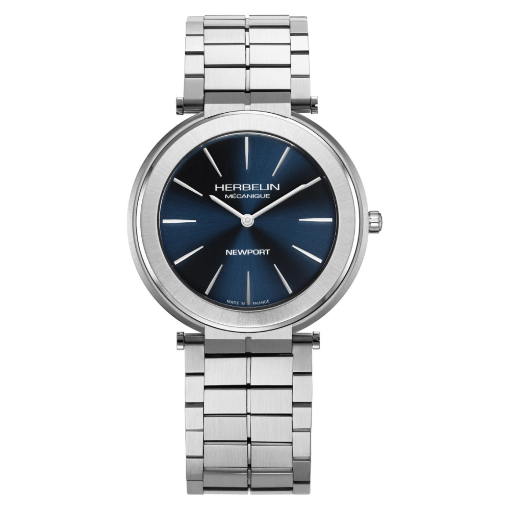 Herbelin 1222B15S Newport Slim Mechanical - zegarek męski 1