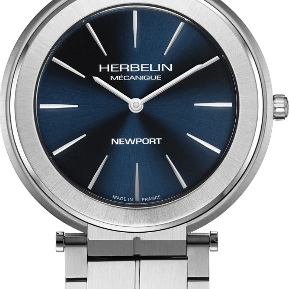 Herbelin 1222B15S Newport Slim Mechanical - zegarek męski 2