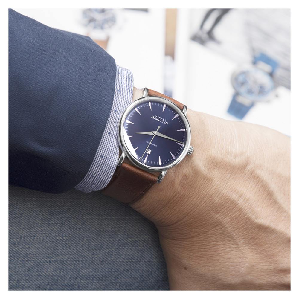 Herbelin 1647AP15BR INSPIRATION AUTOMATIC - zegarek męski 9