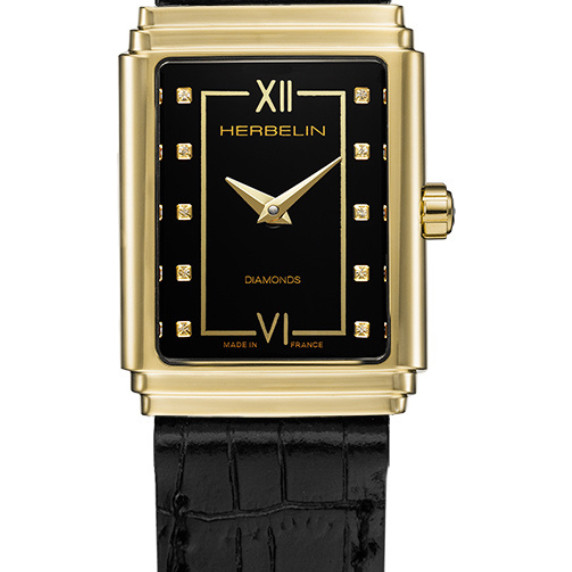 Herbelin 17577P84 Art Deco 1925s - zegarek damski 2