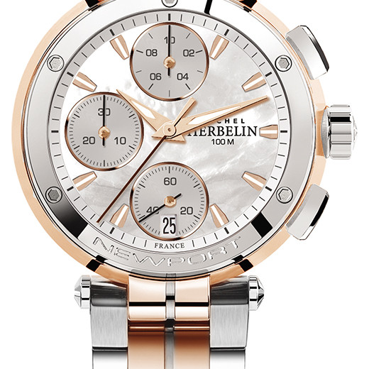 Herbelin 35688BTR19 NEWPORT CHRONO - zegarek damski 2