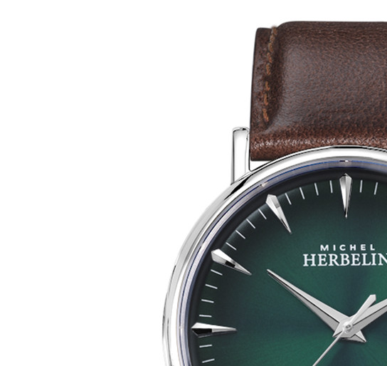 Michel Herbelin 1647/AP16BR INSPIRATION AUTOMATIC - zegarek męski 4