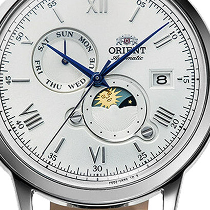 Orient RA-AK0802S30B Bambino Sun & Moon - zegarek męski 2