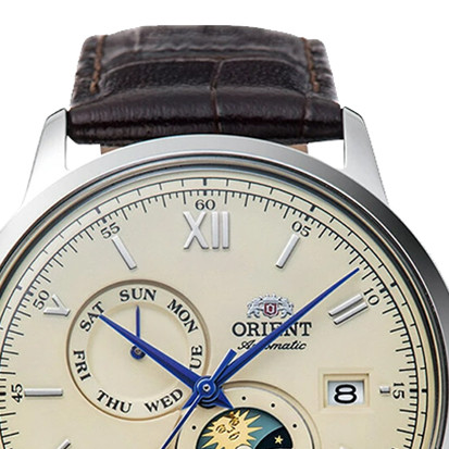 Orient RA-AK0803Y30B Bambino Sun & Moon - zegarek męski 3