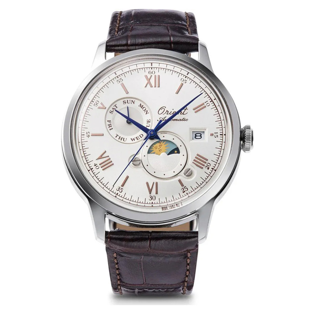 Orient RA-AK0808S30B Bambino Sun & Moon - 75th Anniversary Limited Edition - zegarek męski 7