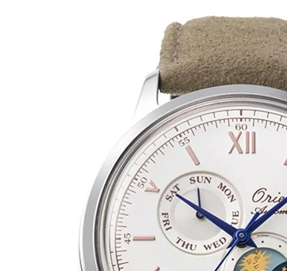 Orient RA-AK0808S30B Bambino Sun & Moon - 75th Anniversary Limited Edition - zegarek męski 4