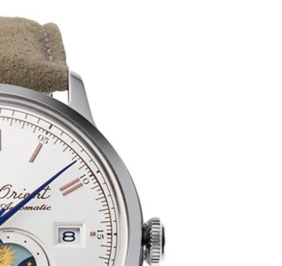 Orient RA-AK0808S30B Bambino Sun & Moon - 75th Anniversary Limited Edition - zegarek męski 5