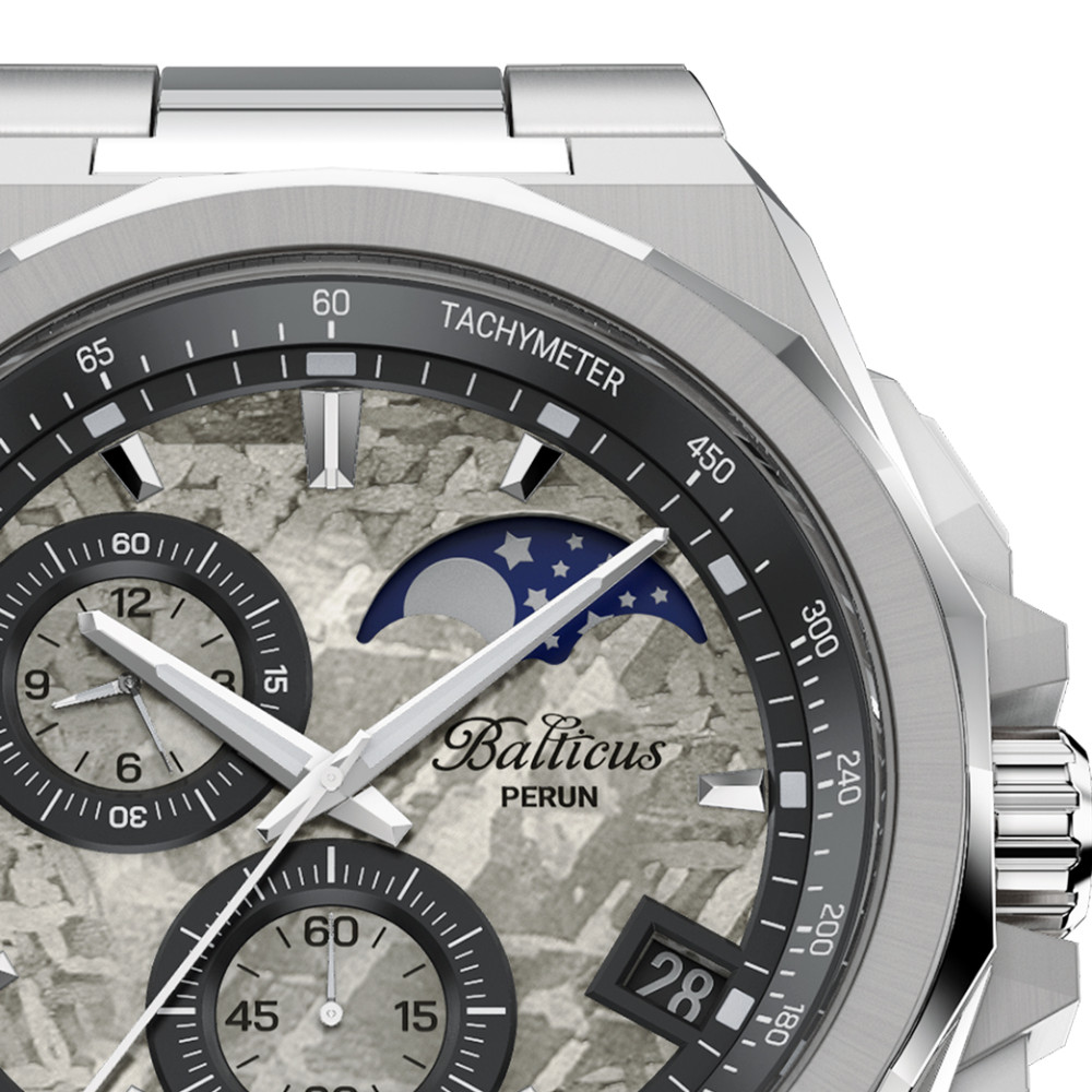 PERUNFP Balticus Chrono Moonphase 42mm z Piórem Limited Edition - zegarek męski 3