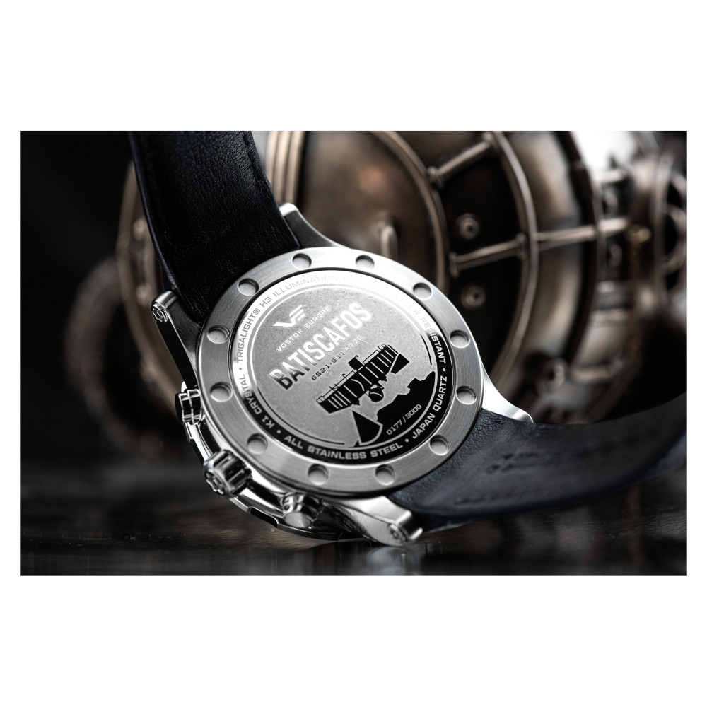 Vostok Europe 6S21-511A772 Batiscafos Chrono - zegarek męski 7