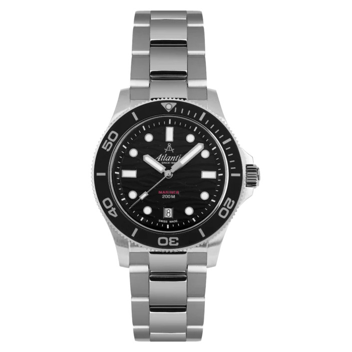 Atlantic 81376.41.69 Mariner Quartz Wave Black - zegarek męski 1