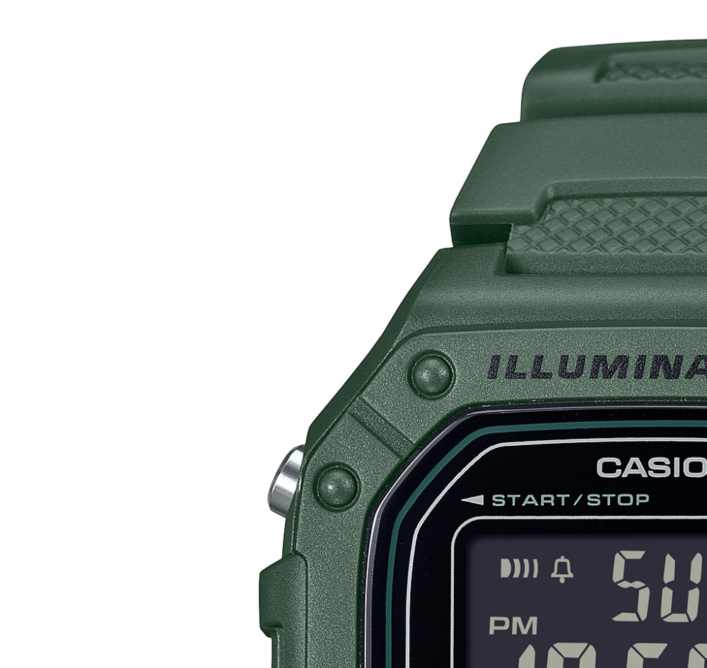 Casio W-218H-3BVEF - zegarek męski 4