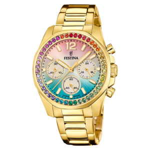 Festina F20609-5 Boyfriend Chronograph - zegarek damski