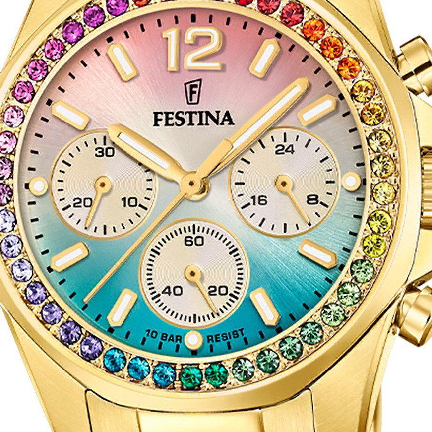Festina F20609-5 Boyfriend Chronograph - zegarek damski 2