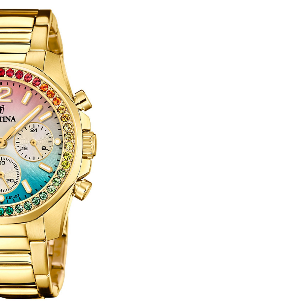 Festina F20609-5 Boyfriend Chronograph - zegarek damski 6