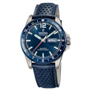 Festina F20699-2 Titanium Day Date - zegarek męski