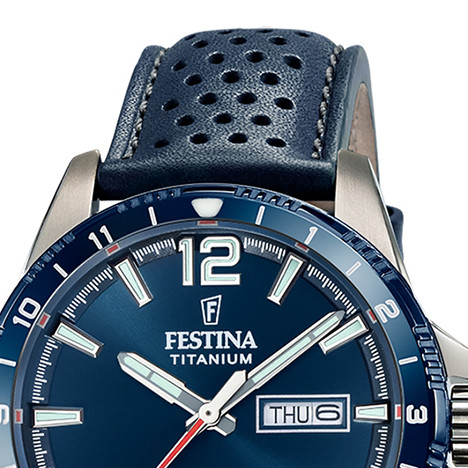 Festina F20699-2 Titanium Day Date - zegarek męski 3