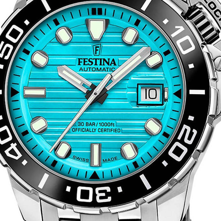 Festina Swiss Made Diver COSC F20043/5 - zegarek męski 2