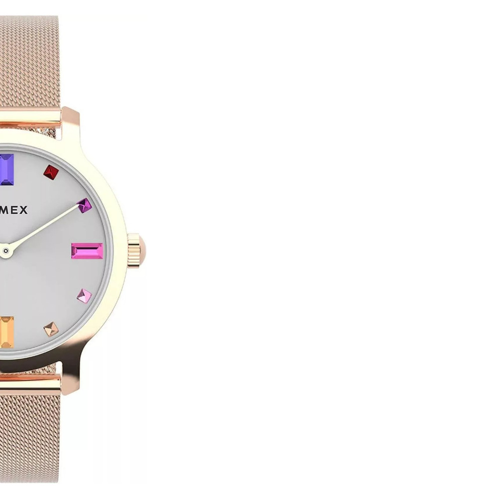 Timex TW2W46100 Stainless Steel Rose Gold PVD Mesh - zegarek damski 6