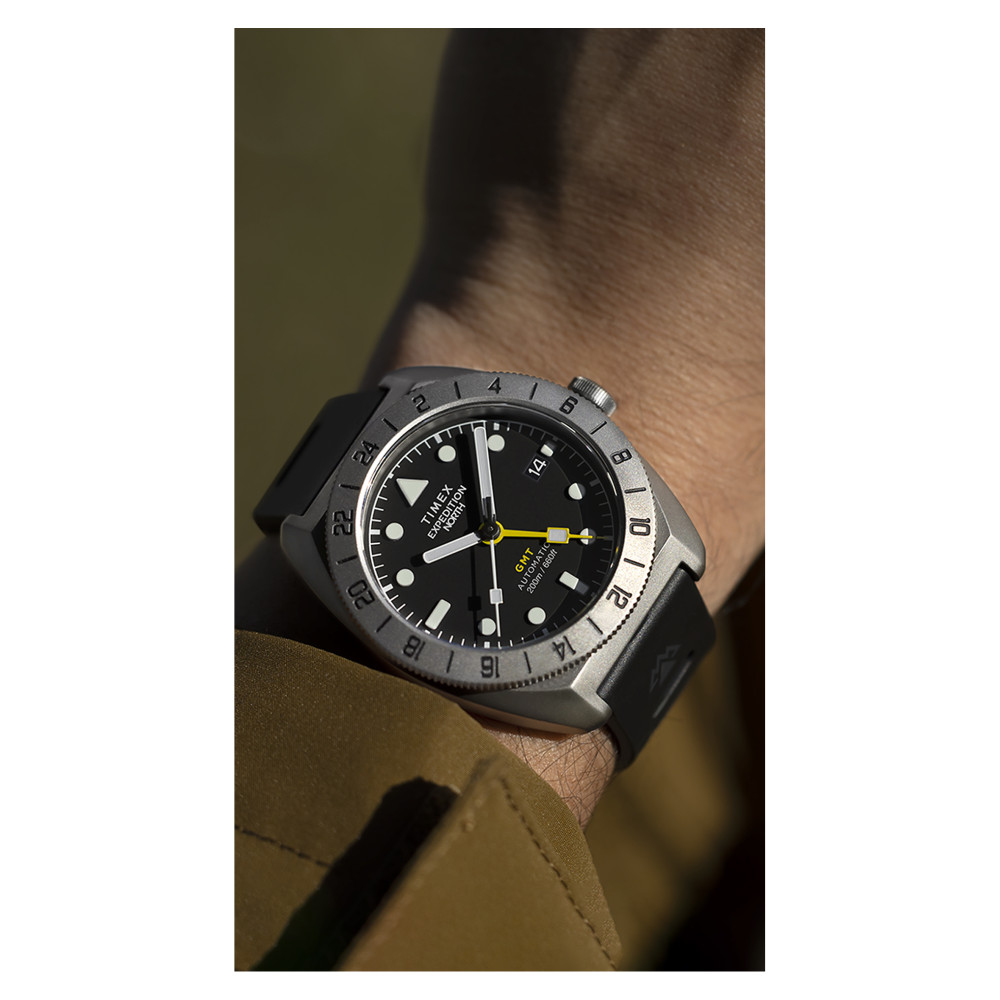 Timex TW2W53000 Expedition GMT Titanium Automatic 41mm - zegarek męski 18