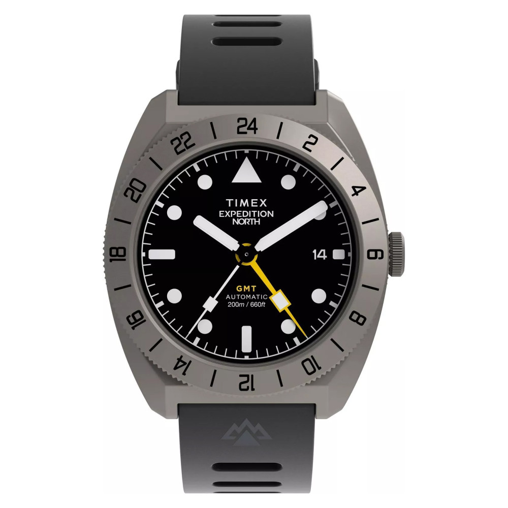 Timex TW2W53000 Expedition GMT Titanium Automatic 41mm - zegarek męski 1