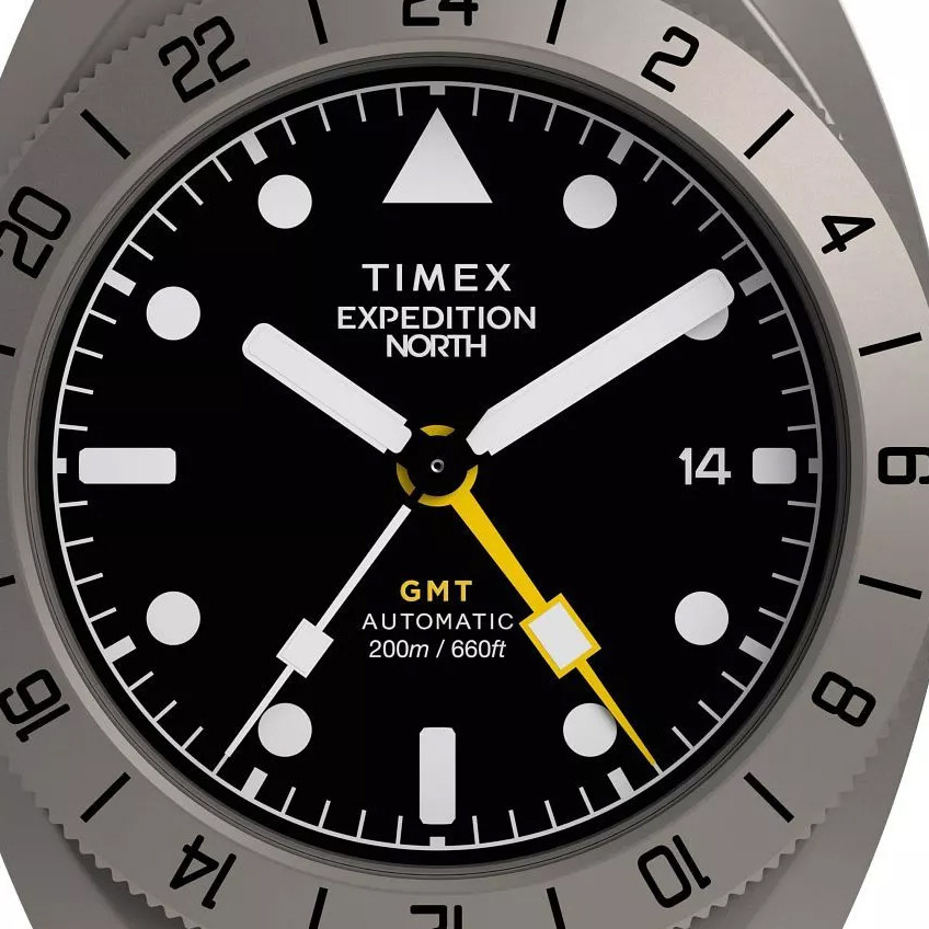Timex TW2W53000 Expedition GMT Titanium Automatic 41mm - zegarek męski 2