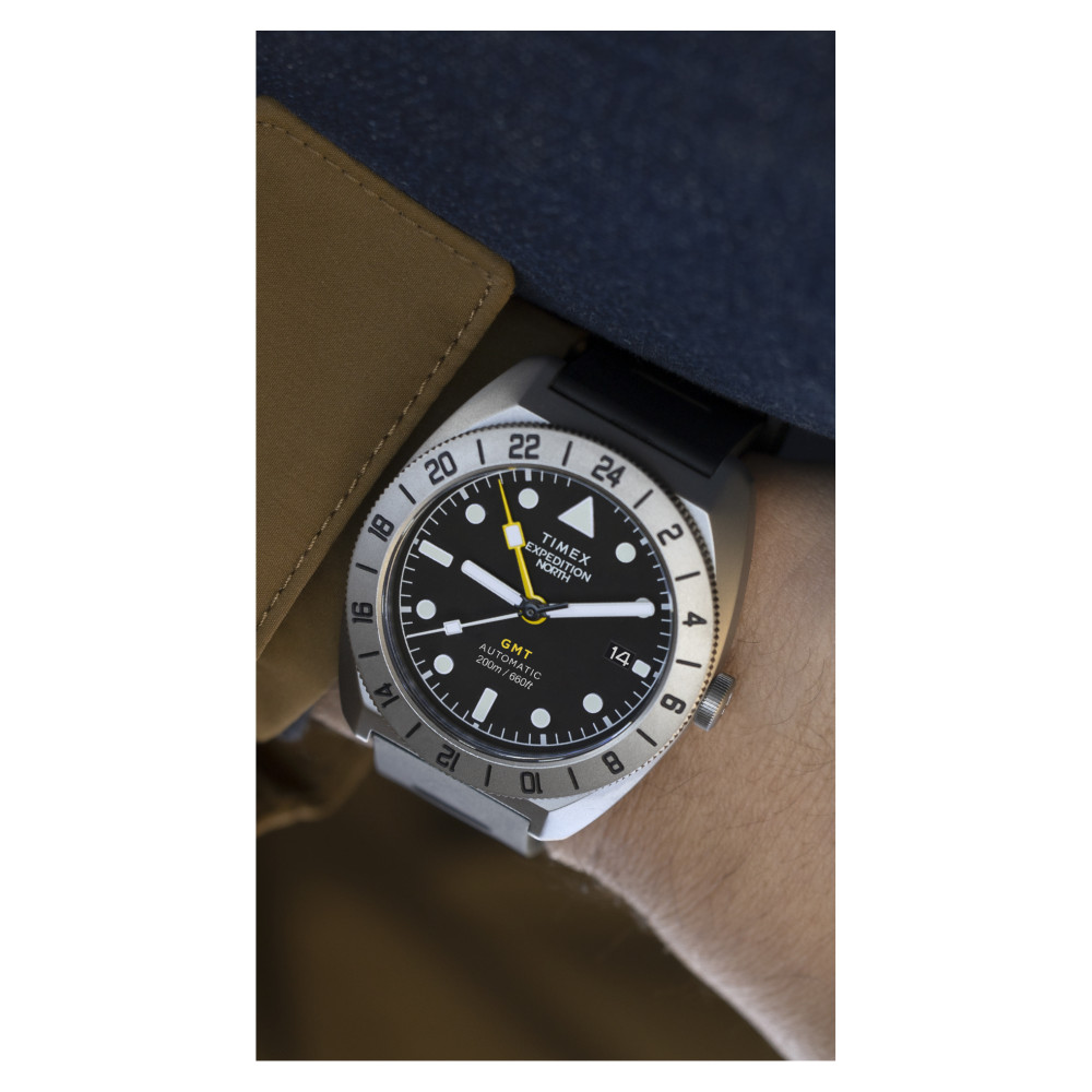 Timex TW2W53000 Expedition GMT Titanium Automatic 41mm - zegarek męski 12