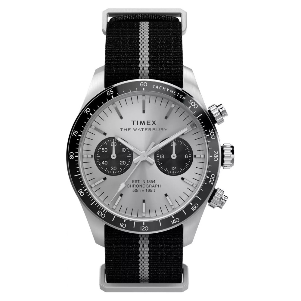 Timex TW2Y35500 Heritage Chronograph - zegarek męski 1