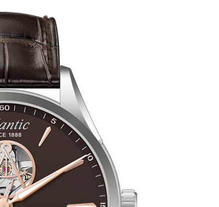 Atlantic 52780.41.81R Worldmaster Open Heart Limited Edition - zegarek męski 5