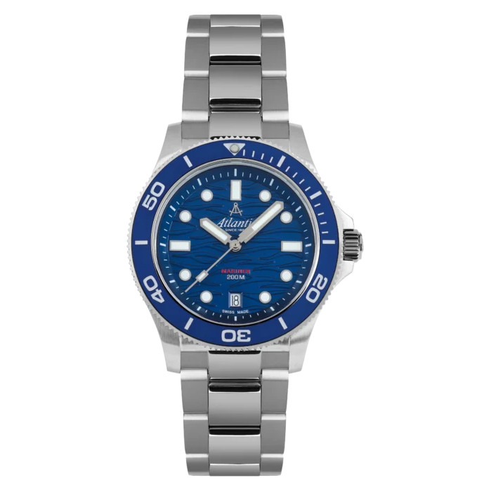 Atlantic 81376.41.59 Mariner Quartz Wave Blue - zegarek męski 1