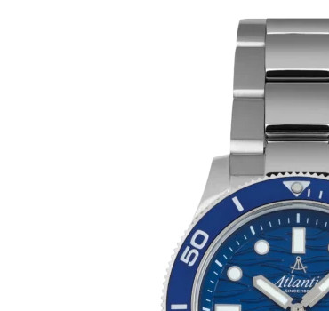 Atlantic 81376.41.59 Mariner Quartz Wave Blue - zegarek męski 4