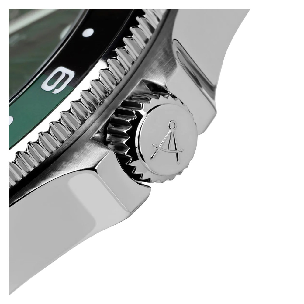 Atlantic 81576.41.79GMT Mariner Wave Quartz GMT Green - zegarek męski 8