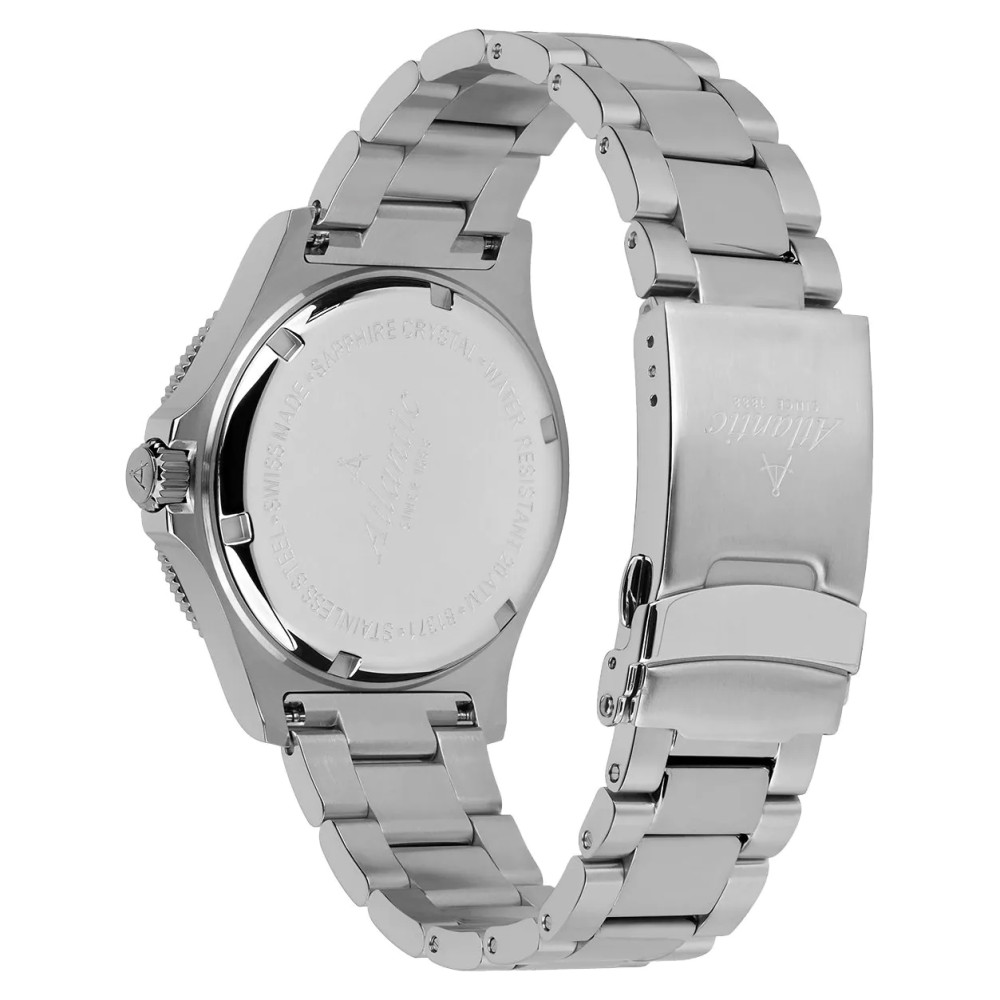 Atlantic 81576.41.79GMT Mariner Wave Quartz GMT Green - zegarek męski 10