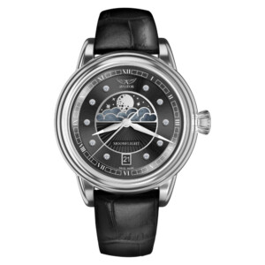 Aviator V.1.33.0.381.4 Douglas Moonflight Black Diamonds - zegarek damski