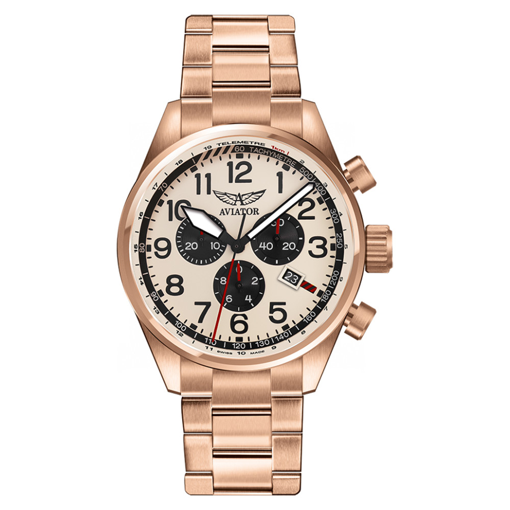 Aviator V.2.25.2.173.5 AIRACOBRA P45 CHRONO - zegarek męski 1