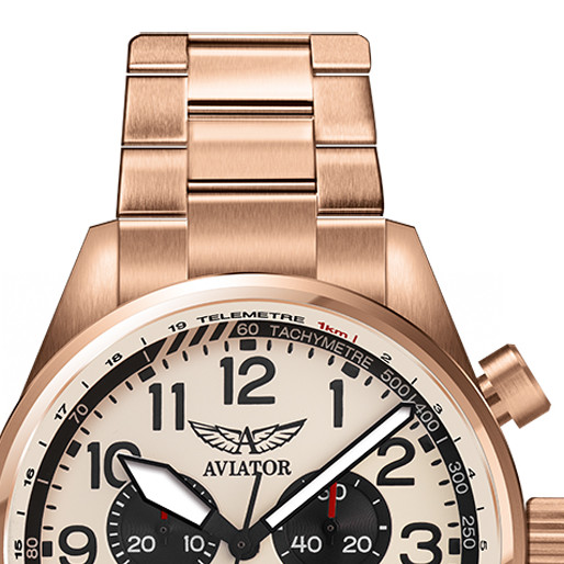 Aviator V.2.25.2.173.5 AIRACOBRA P45 CHRONO - zegarek męski 3