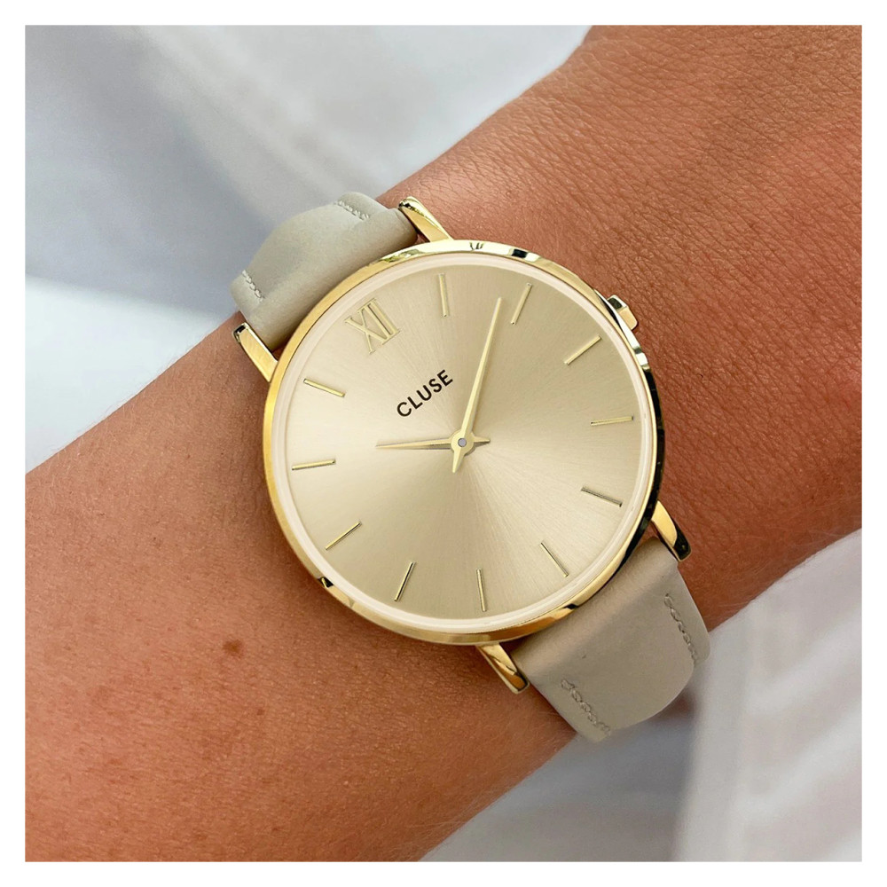 Cluse CG10206 Gold and Strap Gift Box - zegarek damski 10